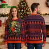 Edmonton Oilers Groot Hug Christmas Lights Ugly Christmas Sweater 2 edmonton oilers groot hug christmas lights ugly christmas sweater