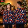 Edmonton Oilers Santa Claus Snowman Ornaments Ugly Christmas Sweater 1 edmonton oilers santa claus snowman ornaments ugly christmas sweater