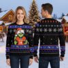 Florida Gators Grinch Santa Football Player Custom Name Ugly Christmas Sweater 1 florida gators grinch santa football player custom name ugly christmas sweater