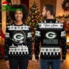 Green Bay Packers Santa Sleigh Custom Name Ugly Christmas Sweater 1 green bay packers santa sleigh custom name ugly christmas sweater