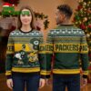 Green Bay Packers Snoopy And Woodstock Helmet Ugly Christmas Sweater 1 green bay packers snoopy and woodstock helmet ugly christmas sweater