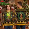 grinch hugging christmas wreath ugly christmas sweater