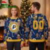 Indiana Pacers Gingerbread People Custom Name And Number Ugly Christmas Sweater 2 indiana pacers gingerbread people custom name and number ugly christmas sweater