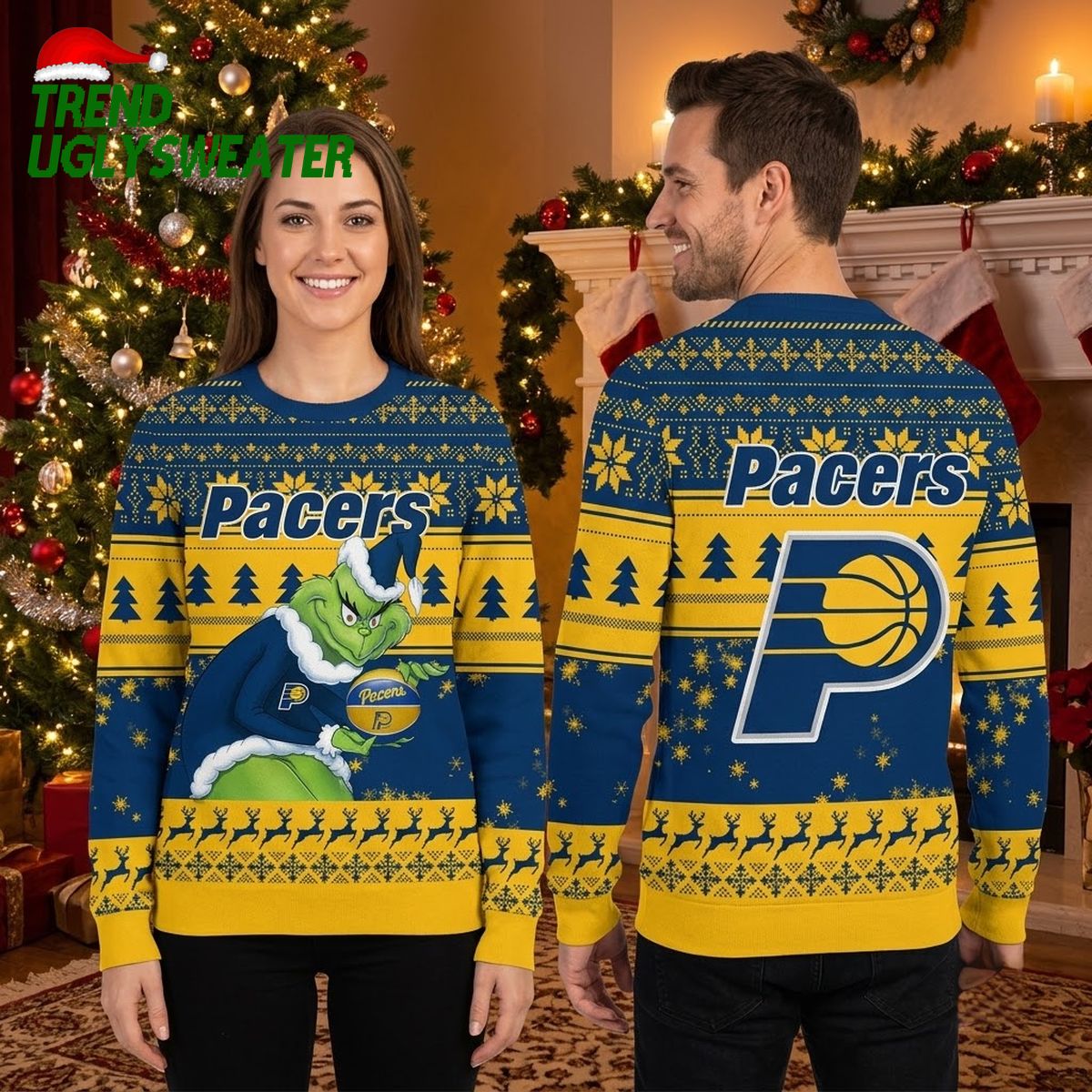 indiana pacers grinch holding basketball ugly christmas sweater indiana pacers grinch holding basketball ugly christmas sweater