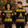 jacksonville jaguars custom name snowflake pattern ugly christmas sweater