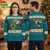 jacksonville jaguars grinch hand logo ugly christmas sweater
