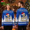 Kansas City Royals Santa Hat Logo Snowflake Ugly Christmas Sweater 1 kansas city royals santa hat logo snowflake ugly christmas sweater