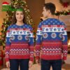 LA Clippers Basketball Hoops And Snowflakes Ugly Christmas Sweater 2 la clippers basketball hoops and snowflakes ugly christmas sweater