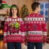 Los Angeles Angels Groot And Grinch Santa Hat Ugly Christmas Sweater 1 los angeles angels groot and grinch santa hat ugly christmas sweater
