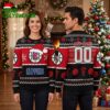 Los Angeles Clippers Santa Hat Logo Custom Name And Number Ugly Christmas Sweater 2 los angeles clippers santa hat logo custom name and number ugly christmas sweater