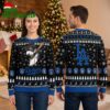 Los Angeles Dodgers Baseball Mascot Number 17 Snowflake Ugly Christmas Sweater 2 los angeles dodgers baseball mascot number 17 snowflake ugly christmas sweater