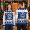 los angeles dodgers national league champions snowflake ugly christmas sweater