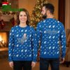 Los Angeles Dodgers Snowy Trees Logo Ugly Christmas Sweater 2 los angeles dodgers snowy trees logo ugly christmas sweater