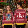 Los Angeles Dodgers Stitch Baseball Player Red Ugly Christmas Sweater 1 los angeles dodgers stitch baseball player red ugly christmas sweater