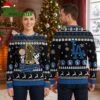 los angeles dodgers world series trophy with charlie brown and snoopy ugly christmas sweat