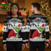 los angeles kings grinch wearing santa hat ugly christmas sweater