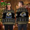 Los Angeles Rams Helmet Logo Snowflake And Holly Ugly Christmas Sweater 2 los angeles rams helmet logo snowflake and holly ugly christmas sweater