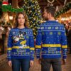 los angeles rams mickey mouse football player gift for rams fans ugly christmas sweater