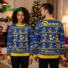 Los Angeles Rams Mickey Mouse Football Player Ugly Christmas Sweater 2 los angeles rams mickey mouse football player ugly christmas sweater