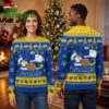 los angeles rams snoopy football ugly christmas sweater