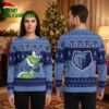 Memphis Grizzlies Grinch Holding Basketball Ugly Christmas Sweater 2 memphis grizzlies grinch holding basketball ugly christmas sweater