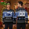 memphis grizzlies santa hat bear custom name and number ugly christmas sweater