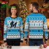 Miami Marlins Logo Snowflake Reindeer Pattern Ugly Christmas Sweater 1 miami marlins logo snowflake reindeer pattern ugly christmas sweater