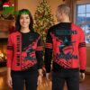 Miami Marlins Red Splash Art Ugly Christmas Sweater 2 miami marlins red splash art ugly christmas sweater