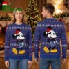 mickey mouse santa hat new york mets blue ugly christmas sweater