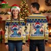 milwaukee brewers stitch santa hat ugly christmas sweater