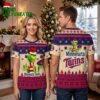minnesota twins grinch santa hat ugly christmas sweater