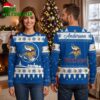 minnesota vikings norseman mascot custom name ugly christmas sweater