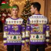 Minnesota Vikings They Not Like Us Santa Hat Ugly Christmas Sweater 2 minnesota vikings they not like us santa hat ugly christmas sweater