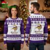 Minnesota Vikings Viking Logo And Snowflake Pattern Ugly Christmas Sweater 1 minnesota vikings viking logo and snowflake pattern ugly christmas sweater