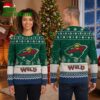 Minnesota Wild Big Logo Christmas Trees Ugly Christmas Sweater 1 minnesota wild big logo christmas trees ugly christmas sweater