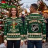 Minnesota Wild Grinch Wearing Santa Hat Ugly Christmas Sweater 1 minnesota wild grinch wearing santa hat ugly christmas sweater