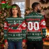 Minnesota Wild Logo Custom Name And Number Snowflake Ugly Christmas Sweater 2 minnesota wild logo custom name and number snowflake ugly christmas sweater