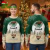 Minnesota Wild Sleigh Ride Snowy Village Custom Name Ugly Christmas Sweater 2 minnesota wild sleigh ride snowy village custom name ugly christmas sweater