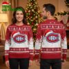 Montreal Canadiens Santa Hat Logo Snowflake Ugly Christmas Sweater 1 montreal canadiens santa hat logo snowflake ugly christmas sweater