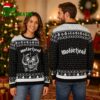 Motorhead Band Logo Snowflakes Trees Winter Border Holiday Christmas Xmas Ugly Christmas Sweater 1 motorhead band logo snowflakes trees winter border holiday christmas xmas ugly christmas s