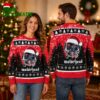 Motorhead Red Black Snaggletooth Skull Santa Hat Snowflake Trees Pattern Ugly Christmas Sweater Gift For Holiday 2 motorhead red black snaggletooth skull santa hat snowflake trees pattern ugly christmas sw