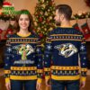 Nashville Predators Grinch Santa Hat Ugly Christmas Sweater 1 nashville predators grinch santa hat ugly christmas sweater