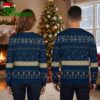 Navy Blue Snowflake And Christmas Tree Pattern Ugly Christmas Sweater 2 navy blue snowflake and christmas tree pattern ugly christmas sweater