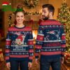 New England Patriots Santa Claus Merry Kissmyass Ugly Christmas Sweater 2 new england patriots santa claus merry kissmyass ugly christmas sweater