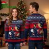 New England Patriots Snoopy And Woodstock Football Ugly Christmas Sweater 2 new england patriots snoopy and woodstock football ugly christmas sweater