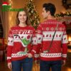 new jersey devils grinch santa hat red ugly christmas sweater