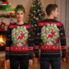 new jersey devils grinch santa hat ugly christmas sweater
