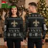 New Orleans Saints Fleur De Lis Reindeer Pattern Ugly Christmas Sweater 1 new orleans saints fleur de lis reindeer pattern ugly christmas sweater