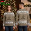 New Orleans Saints Fleur De Lis Reindeer Snowflake Ugly Christmas Sweater 1 new orleans saints fleur de lis reindeer snowflake ugly christmas sweater