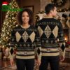 New Orleans Saints Fleur De Lis Snowflake Ugly Christmas Sweater 1 new orleans saints fleur de lis snowflake ugly christmas sweater